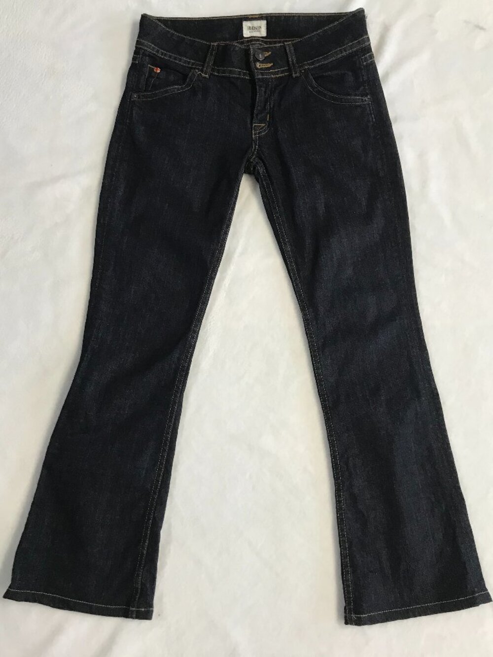 Hudson Jeans Petite Bootcut Dark Wash Stretch Denim Mid Rise 27